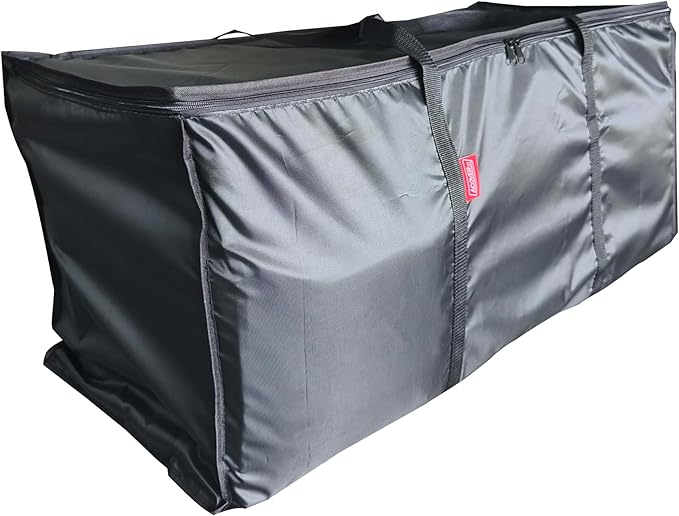 Large Moving Bags 4 Pack Black Heavy Duty Totes For Storage, Wrap Around Handles, Storage Bags for Space Saving,