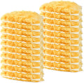 Heavy Duty Duster Refills Compatible with Swiffer Dusters,20 Pcs | Soft disposable dusters for dry cleaning home, blinds, fans, shelves, vents, corners & car interiors, Dark Yellow, no handle