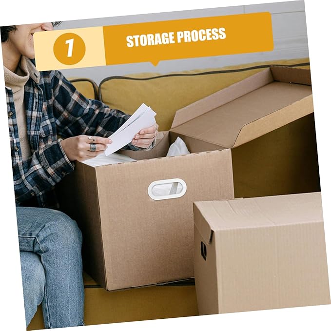 Ipetboom 10pcs Heavy Duty Plastic Carry Handles for Cardboard Boxes and Bags Moving and Packing Straps with Easy Attachment Transparent Cube Storage Organizer Accessories for Efficient