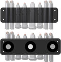 Magnetic Ammunition Holder, Gun Magnet Double Sided,Gun Magazine Storage/Organizer in Shelf, Cabinet, Locker, Vault, Desk,Door, Ammo Gun Safe Accessories Mount for Pistol, Handgun Mags&Clips
