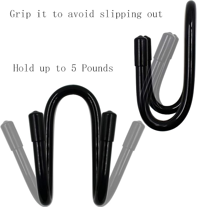 YYST 4 Pack Handbag Backpack Purse Hanger Hook Over The Closet Rod for Scarves, Men's Ties, Women's Shawls, Belts, Handbags, Wristlets, Purses, Bags,Backpacks, Satchels,etc (4)