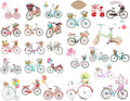 Seasonstorm Love Flower Bicycle Aesthetic Diary Travel Journal Paper Stickers Scrapbooking Stationery