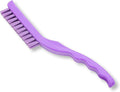 SPARTA Detail Brush Grout Brush, Crevice Brush with Hanging Hole for Bathroom, Kitchens, Countertop, Plastic, 9 Inches, Purple