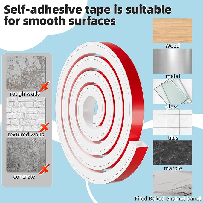 78" Silicone Cord Cover for Wires on Wall, Cord Hider for Wall Mounted TV | Flexible, Fits 1 Cord Up to 0.35" Diameter, Self Adhesive Cable Hider, Hides Wall Wires, Safer for Kids & Pets, White