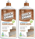 Quick Shine Hardwood Floor Luster 27 oz-2 Pk, Natural Looking Shine | Plant Derived Carnauba Polish, Renew & Protect, Streak & Haze Free, Non-slip, pH Neutral, No PFAS, EPA Safer Choice