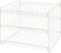 Kitchen Details 3 Tier Can Storage Organizer Rack in White