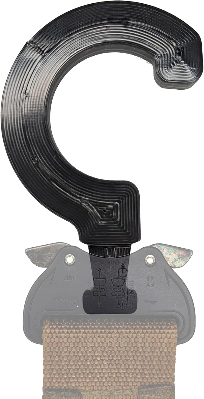 Cobra Buckle Belt Hanger Gear Mount Holder Storage Rack Tactical D Ring (Normal, Orange)