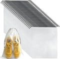 32 Pcs Shoe Bags for Travel，PLULON 15.7" x 11.8" Clear Drawstring Storage Plastic Bags Shoes Organizer for Packing Waterproof Dustproof Women Men Portable Travel Essentials