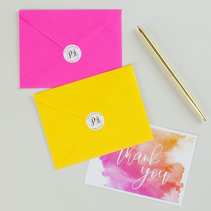 Avery White High Visibility Round Labels with Sure Feed, Permanent, 1-2/3", 2 Pack, 1,200 Labels Total (32135)