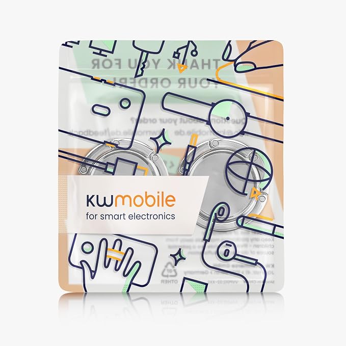 kwmobile Purse Hook for Table - Set of 2 Purse Holder - Folding Handbag Hanger - Portable Bag Holder - Bag Hooks for Desk - Table Hook Silver