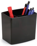 Officemate 2200 Series Executive Large Three-Tiered Pencil Cup, Black (22292)