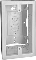 Electriduct 500 Series Raceway Accessory Single Junction Box (White)