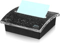 Eersida Rhinestone Self Stick Note Pad Holders 4 x 4 Inches Black Cute Note Holder Sticky Dispenser Bling Memo Stick Dispenser for Office Employee Coworkers Gifts Home Desk Supplies