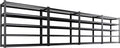 Set of 4 Garage Shelving-3500 lbs 5 Tier Storage Shelves,Adjustable Heavy Duty Metal Shelving Unit and Storage Large Wire Rack,Utility Steel Shelf for Warehouse Industrial Pantry Basement -72"x59"x20"