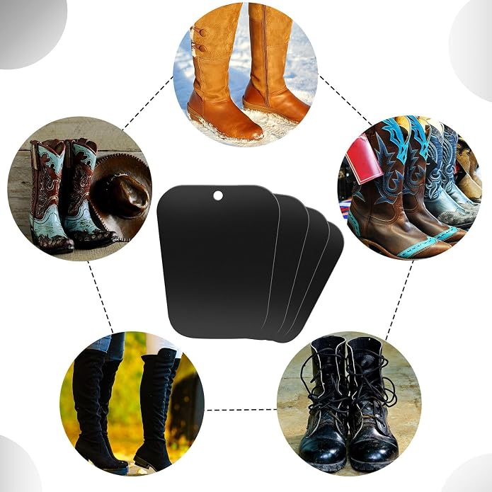 FoldTier 60pcs (30 Pairs) Boot Shaper Inserts Tall Boot Support Reusable Stand Insert Holder for Women Men