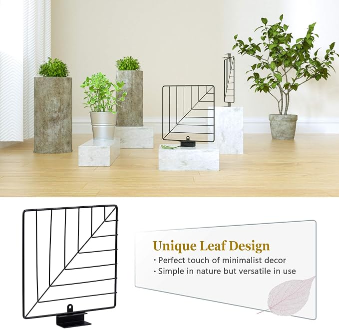 Love-KANKEI Corner Wall Shelf 5 Tier,Solid Wood/Metal Bracket,51"Tall,White | Easy to Install,Leaf-Shaped Floating Wall Shelves,Capacity 44 Lbs,For Bedroom Living Room Bathroom Kitchen Office,Display