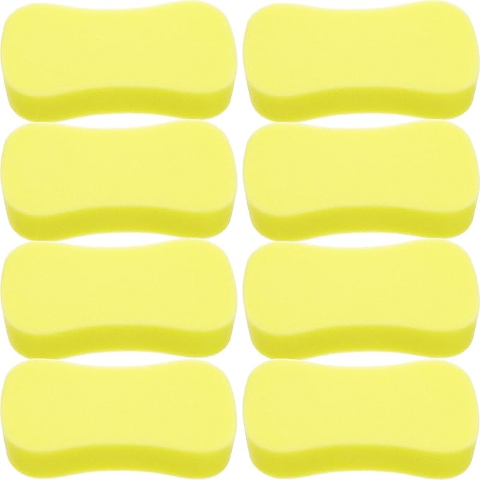 Abaodam 10pcs High Density Cleaning Sponges Multipurpose Microfibre Tools for Car Washing Home and Furniture Cleaning Easy to Use and Store Dirt Removal