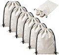 Upgraded Shoe Bags for Travel, 6 Pack Soft Flannel/Cloth/Fabric | Large 17.7 x 13.8 Inches | Fits One Pair of Shoes up to Men's US Size 13 | Washable & Reusable | Ideal for Suitcase Packing