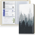 Pu leather business card organizer， 240 Capacity business card holder organizer，Credit card holder for women and men