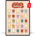 LOLUIS Mental Health Poster, Boho Therapy Tools Educational Supplies Art Print Classroom School Office Decor (Feelings Mood, Custom Frame Type)