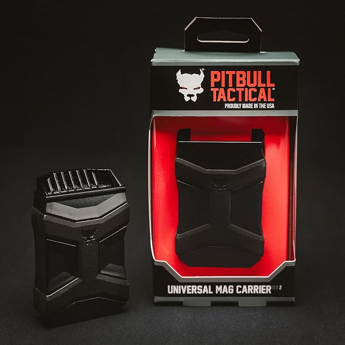 Gen 2 Universal Mag Carrier – Ambidextrous IWB/OWB Mag Pouch for Single & Double Stack Magazines. Fits Glock, 1911, S&W, Sig Sauer, Beretta & More.