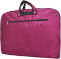 NGIL Glitter Travel Hanging Garment Bag (Glitter-Hot Pink) | Garment Bag for Girls, Cheer Travel Bag, Dance Competition Bag, Cheer Dance Competition, Beauty Pageant