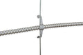Conduit Cable Support Clip to Ceiling Wire, Threaded Rod & Flanges. Heavy Duty Spring Steel Clip 50 Pack