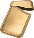 Craighill Summit Business Card Case - Front Pocket Card Holder for Men & Women, Slim & Stylish, Fits Cash, Credit & Business Cards, Solid Metal Construction - Vapor Brass