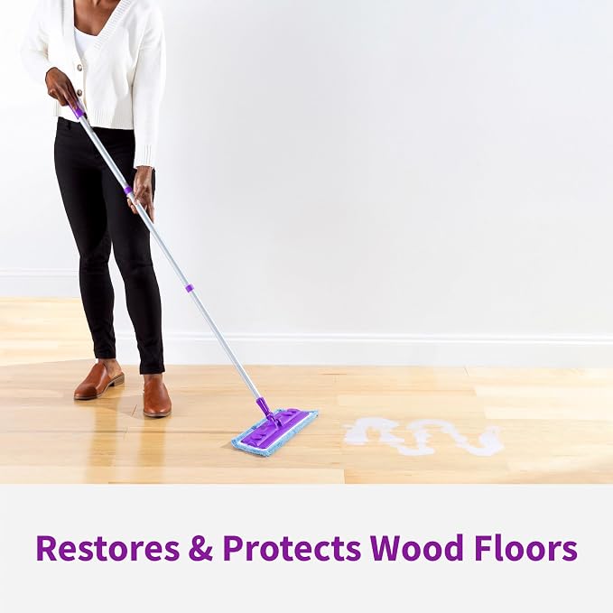 Rejuvenate Professional Wood Floor Restorer Fills Scratches, Seals And Protects Wood Flooring For A Matte Satin Finish, 1 Gallon | 1-Coat Application Fills Scratches, Shines & Protects Hardwood Floors, Leaves A Satin Finish, Safe For Pets & Kids