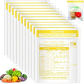 12 Pcs Microwave Steam Bags for Cooking Reusable Zipper Steam Vegetable Bag Frozen Food Heating Bags for Faster Vegetables Seafood and Meat, 7.1 X 7.9 Inches (12)