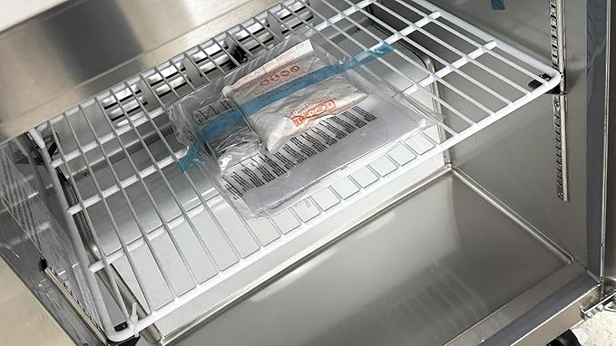 Commercial Undercounter Freezer, ETL Stainless Steel, One Door, 27" W 6.3 cu. ft. -8°F to 0°F*