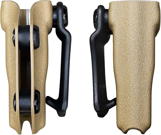 POLE.CRAFT IWB/OWB Magazine Holster Kydex - Mag Carrier Fits: 9mm .40 Double Stack / 9mm .40 Single Stack - P365 1911 Glock 19 19X 17 26 27 28 43 22 23 25 26 27 31 32 33 34 35 37 38 Glock43X .. Mag