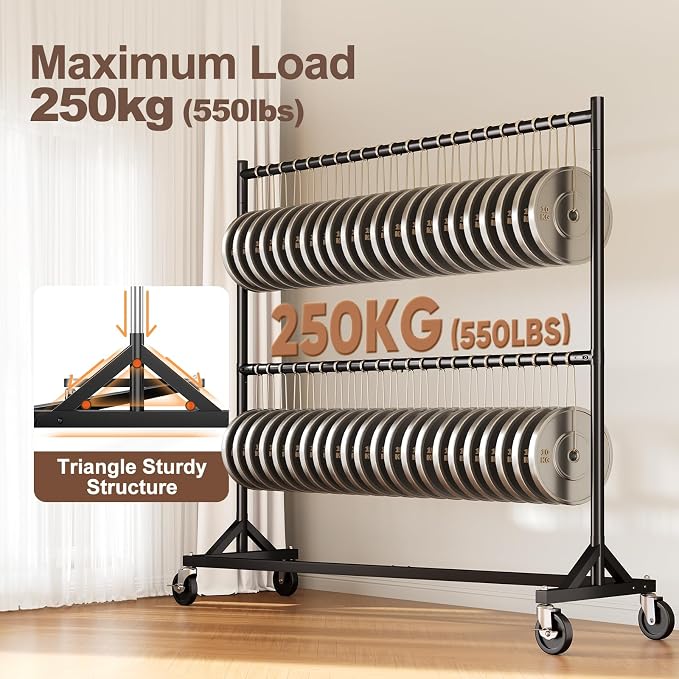 HOKEEPER Z Rack for Clothing Heavy Duty Clothes Rack Hold 550 LBS Commercial Garment Rack with Wheels Rolling Portable Z Base Rack for Bedroom, Laundry Room, Black, 22.8"D x 62.6"W x 87.8"H, 2 Packs