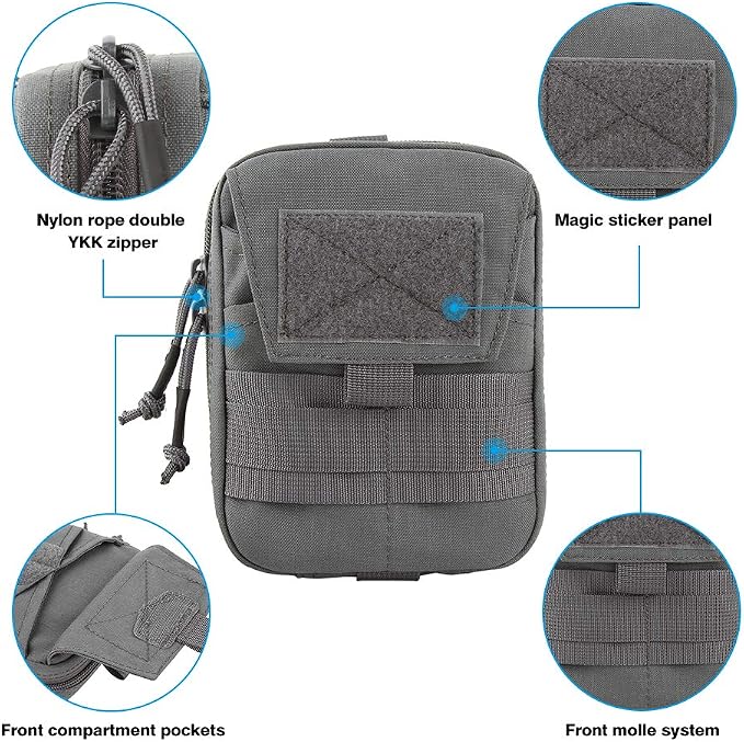 EXCELLENT ELITE SPANKER Molle Admin Pouch Military Utility Tool Pouch EDC Molle Pouchs Gadget Waist Bags