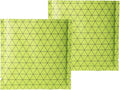 100 PCS 4 Mil Thick Open Top Heat Seal Bags, PET+AL+PE Mylar Bags with Easy Tear Notch, Resealable Heat Sealable Pouch for Food Storage, Packaging, Not Vacuum Bags (Green, 10 * 10CM/3.9"*3.9")