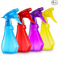 DilaBee 8oz 4-Pack Empty Spray Bottles for Cleaning Heavy Duty, Small Spray Bottle for Hair, Plant Mister, Squirt Bottle for Cats, Spritzer Bottles for BBQ - Multi-color Water Sprayer - BPA-Free