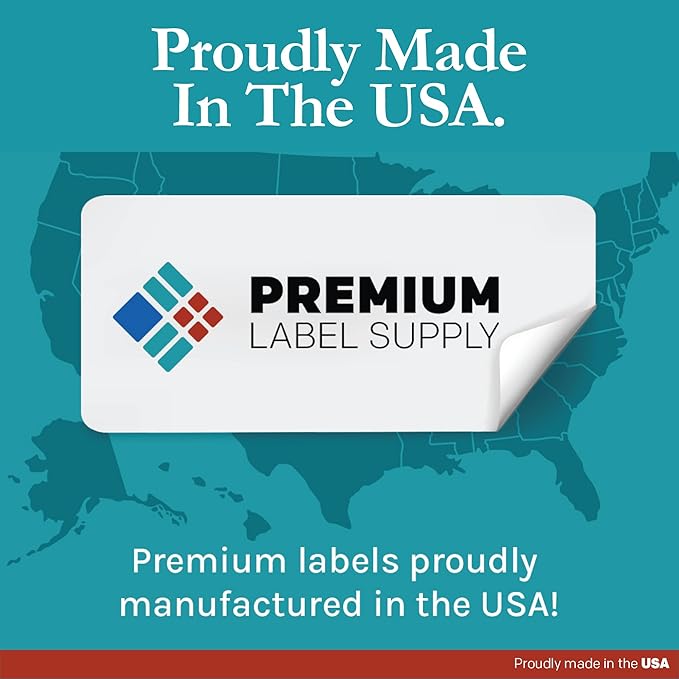 Premium Label Supply White Sticker Product/Shipping Labels – 3" x 2" – Laser/Inkjet Compatible – (10 per Sheet), 1000 Sheets – 10,000 Total Adhesive Labels