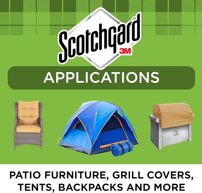 Scotchgard Outdoor Water Shield, Water Repellent Spray for Outdoor Summer and Spring Gear and Patio Furniture, Fabric Spray for Protection Against the Rainy Spring Weather, 13 oz