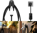 SEVEN SPARTA EV Charging Cable Holder Wall Mount for J1772 Charger, Black | Nozzle Holster, Cable Organizer for Save Garage Space, For J1772 Electric Vehicle Charging Connector