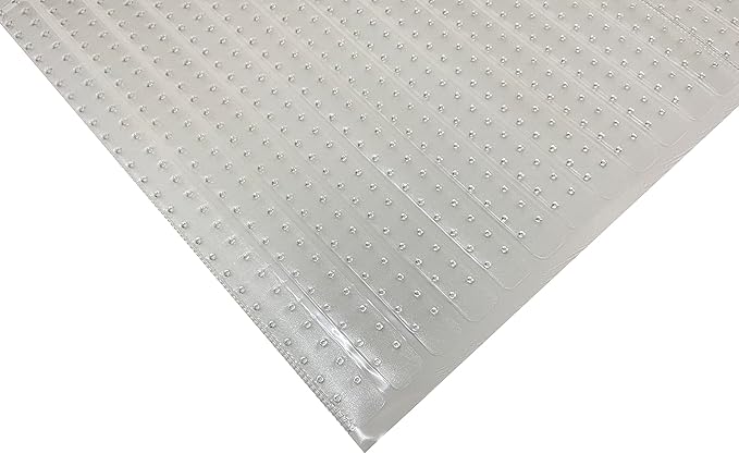 Sweet Home Stores Clear Vinyl Aisle Runner Carpet Protector, Waterproof Vinyl Runner for Long Walkways & Stairs – Trim-to-Fit, 2'2" x 26'