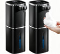 2 Pack Automatic Foaming Soap Dispenser, Touchless Rechargeable | 13.5oz/400mL, with 9 Foam Levels, IPX5 Waterproof, Hands Free for Kitchen Sink & Bathroom