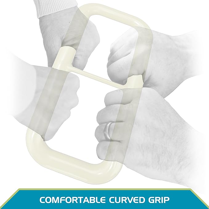 Able Life Universal Standing Handle, Portable Standing Aid Equipment for Easy and Safe Transfers, Ergonomic Lift Assist Grab Bar for Adults, Seniors, and Elderly, Sit to Stand Lifting Aid, Ivory