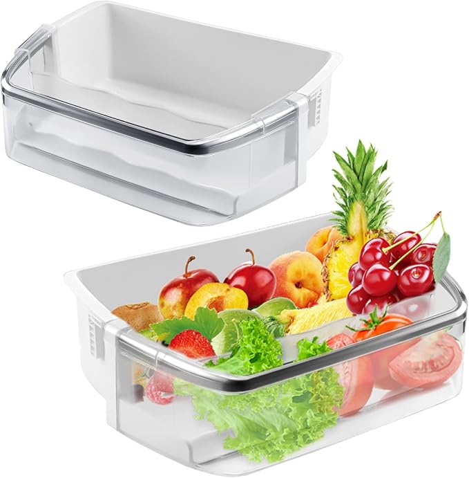 Fits for kenmore Elite Refrigerator Parts By AMI PARTS- AAP73252202 AAP73252209 Refrigerator Door Bin for L.G Refrigerator LFX31925ST LFXC24726S LFX25991ST (Right, 2 Pack)