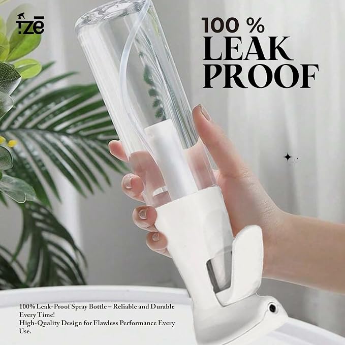 FZE® 300ml Spray Bottle Pack Of 1 - Fine Mist for Hair, Plants, Cleaning & Skincare- Continuous Spray Bottle for Gardening, Plants, Cleaning, and Misting