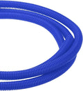 DMiotech 50ft Wire Loom Split Tubing 1/2 Inch(12.7mm) ID, Cord Protectors from Pet Flexible Conduit Cable Management for Office Home Garden, Blue