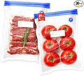 30 Pcs Reusable Vacuum Sealer Bags for Food, L-Size (10 x 13in) BPA-Free Vacuum Storage Bags with Sealing Clips & Leak-Proof Design for Sous Vide Cooking, Freezer, Microwave Heating