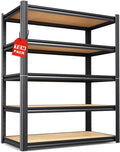 Set of 10-71"H-35"W-16D Garage Shelving-2050LBS 5 Tier Storage Shelves,Adjustable Heavy Duty Metal Shelving Unit and Storage Large Rack,Utility Steel Shelf for Shop Warehouse Industrial Pantry