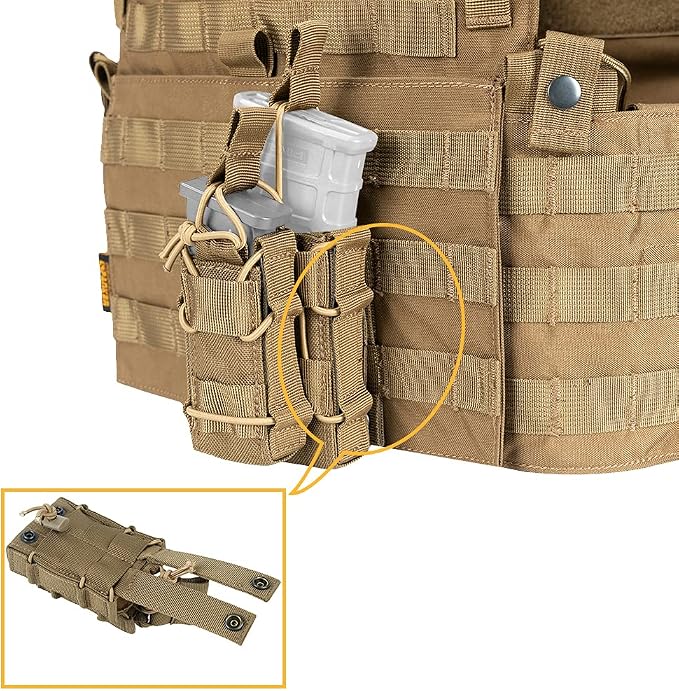 EXCELLENT ELITE SPANKER Open Top M4 M14 M16 AR15 Mag Pouch and Single Pistol Mag Pouch Flashlight Holder Magazine