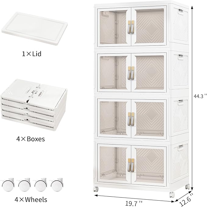 UAMFURI Stackable Storage Bins