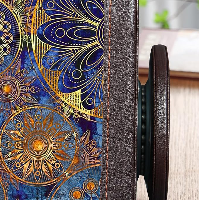 Pen Holder for Desk Organizers and Accessories, TV Remote Control Holder | PU Leather Nightstand Caddy, 360 Swivel TV, Art/Office Supplies Stationery, Table Bedside Decorations Living Room, Home Decor